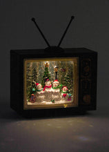 Load image into Gallery viewer, Black TV LED Snowmen Water Lantern