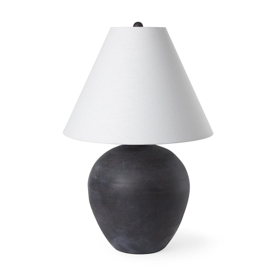 Matte Black Table Lamp