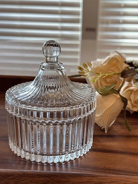 Crystal Glass Storage Container