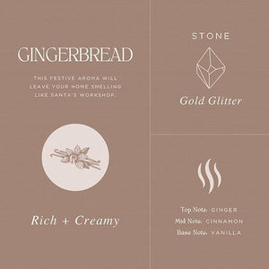 Gingerbread | Cookies + Ginger + Vanilla + Nutmeg