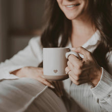 Load image into Gallery viewer, Mini Heart Stoneware Mug