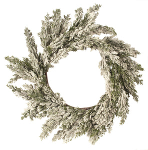 Snowy Cypress Wreath