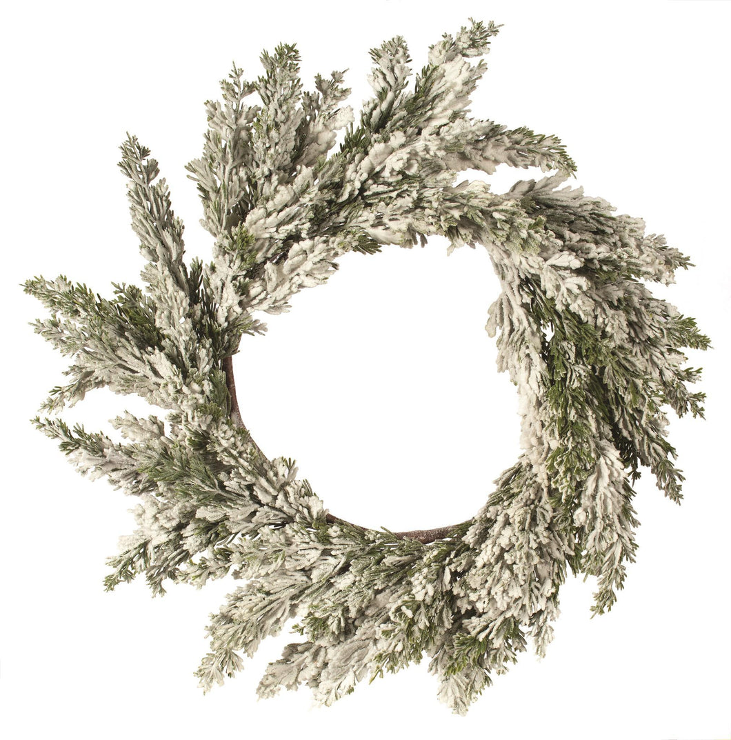 Snowy Cypress Wreath