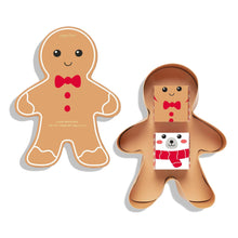 Load image into Gallery viewer, Gingerbread Man 2-Piece Bento Box