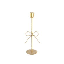 Load image into Gallery viewer, Gold Foil Bow Taper Candle