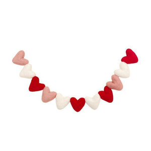 All-Heart Garland | Red Pink & White