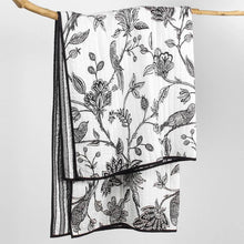 Load image into Gallery viewer, Tanzie Black Quilted Throw