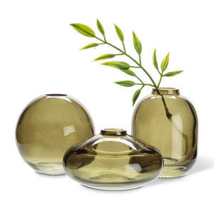 Moss Green Bud Vases