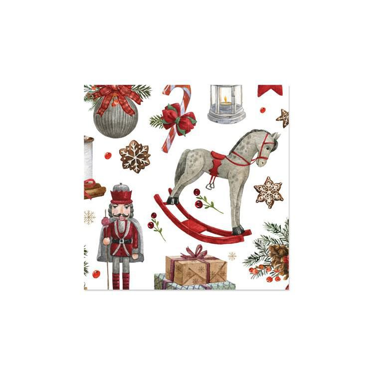 Classic Christmas Cocktail Napkins