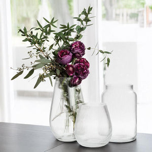 Narrow Optic Wide Bottom Vase