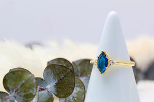 Sapphire Marquise Ring