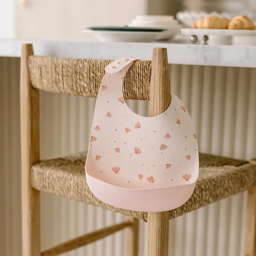 Seashells Silicone Bib