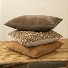 Load image into Gallery viewer, Lumbar Carob Vera Velvet Pillow