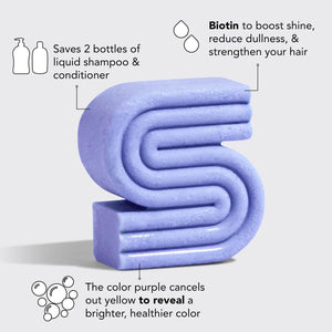 Shampoo Purple Toning Solid Bar