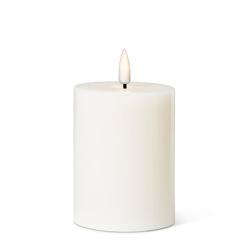 Sand Luxlite Medium Pillar Candle