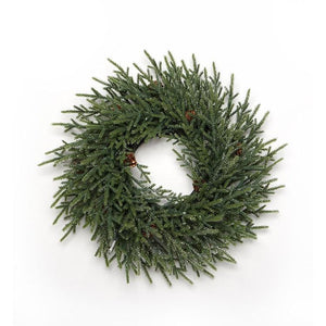 Pinecone LED Wreath