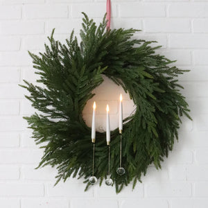 32" Fresh Touch Norfolk Wreath