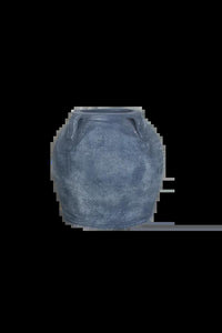 Noir Black Wash Vase with Handles