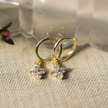 Load image into Gallery viewer, Clear Twila Hoops