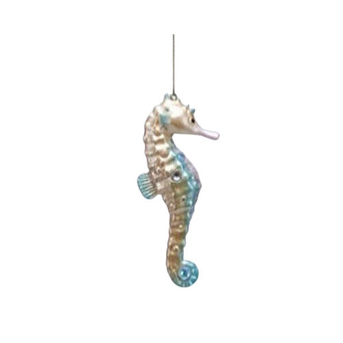 Painted Seahorse Ornament