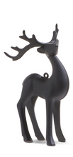 Load image into Gallery viewer, Matte Black Deer Ornaments