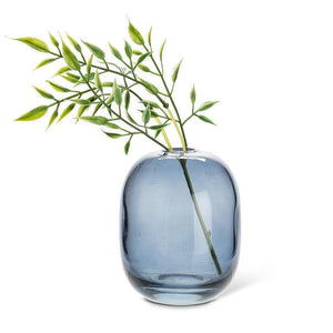 Medium Dark Blue Barrel Vase
