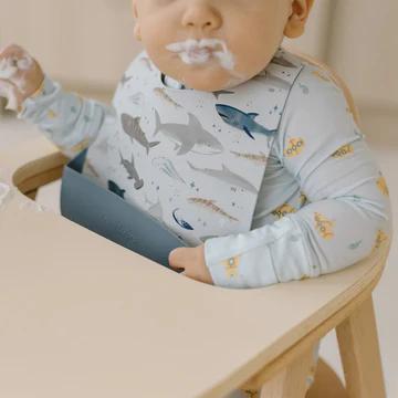 Sharks Silicone Bib