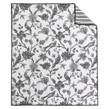 Load image into Gallery viewer, Tanzie Black Quilted Throw