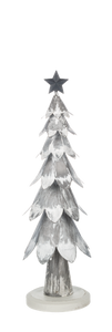 Galvanized Whitewash Snowy Trees