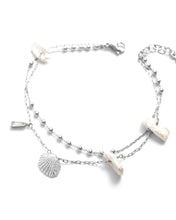Load image into Gallery viewer, Silver Shelly Anklet