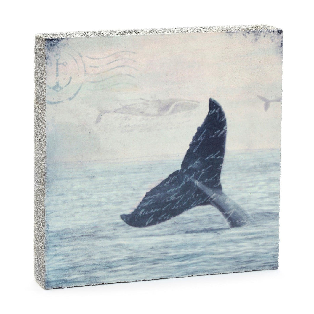 Whale Tail Art Block