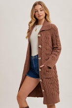 Load image into Gallery viewer, Hadley Cable Knit Cardigan