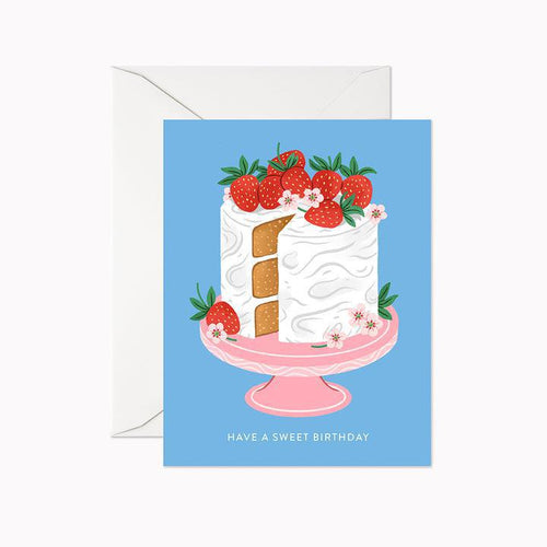 Sweet Cake Birthday Card