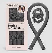 Load image into Gallery viewer, Charcoal Heatless Curling Set
