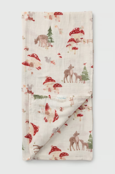 Forest Families Muslin Swaddle