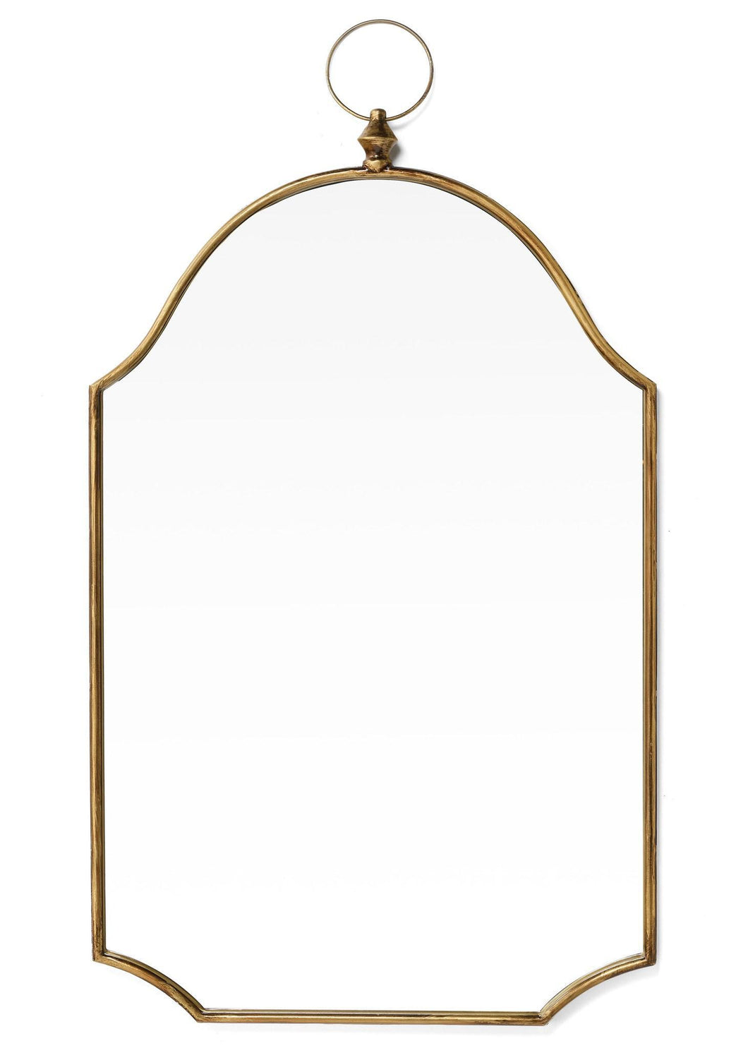 Victorian Brass Mirror *in store pickup only
