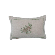 Load image into Gallery viewer, Mini Juniper Linen Lumbar Pillow