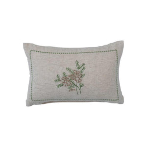 Mini Juniper Linen Lumbar Pillow