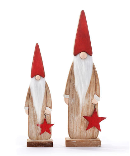 Santa Wood Gnome Figurine