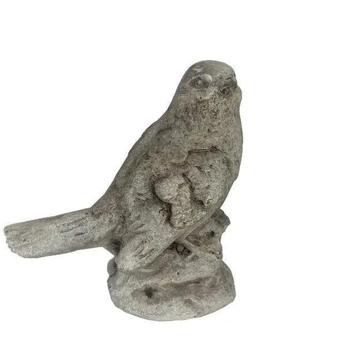 Tall Cement Bird Statue