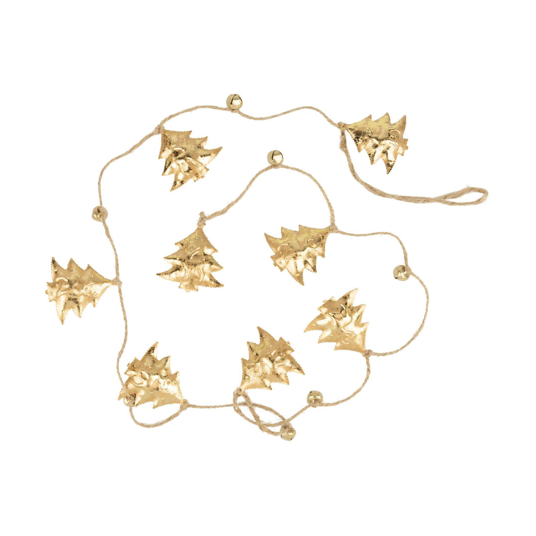 Shimmer Gold Tree Garland