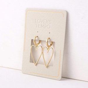 Lovestruck Heart Hoop Earrings