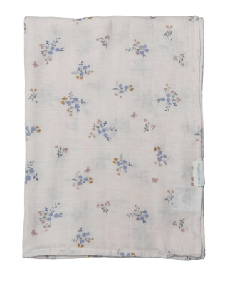 Ditsy Floral Muslin Swaddle