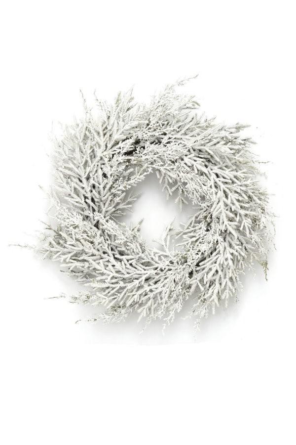 Snowy Cedar Wreath