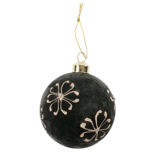 Black Meribel Velvet Ornament