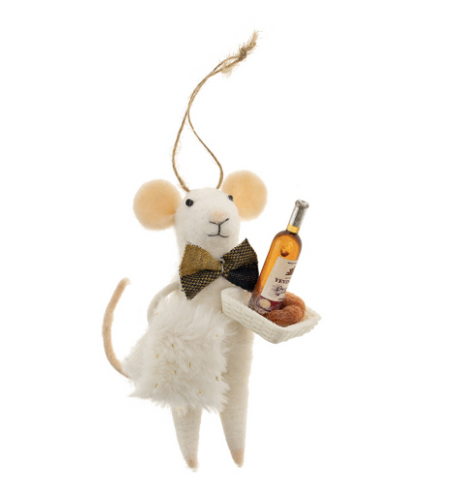 Sommalier Mouse Holiday Ornament