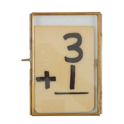 4x6 Brass and Gold Photo Frame