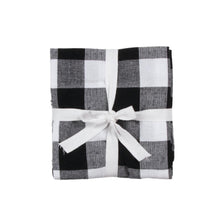 Load image into Gallery viewer, Multi Stripe Black Tea Towels