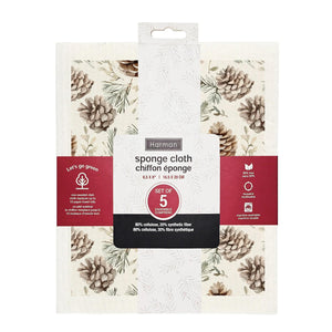 Set of 5 Pinecone Sponge Cloths