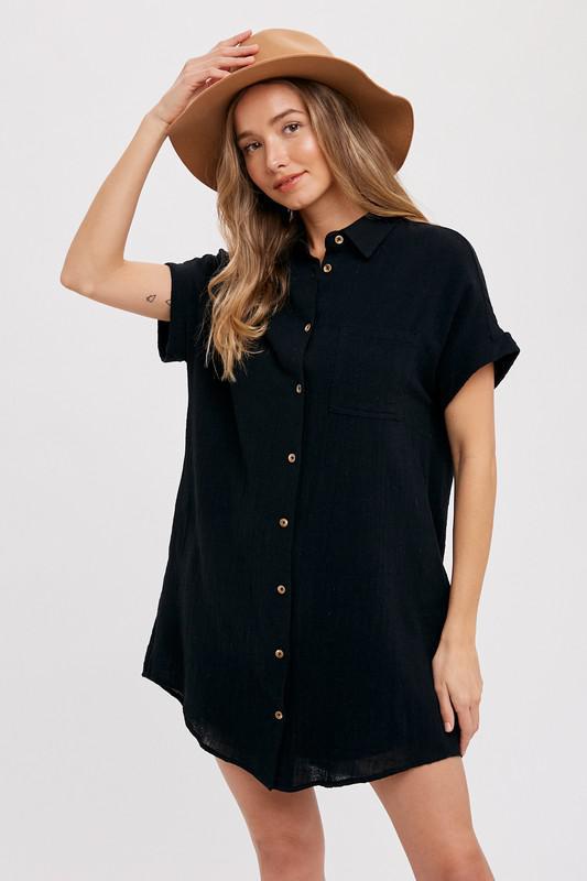 Black Camilla Shirt Dress